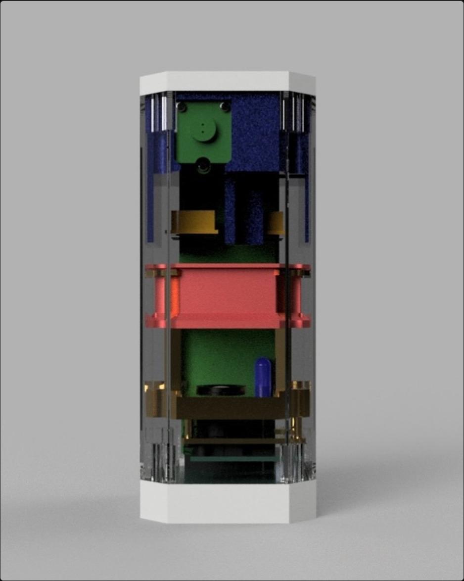SpaceLab capsule CAD render